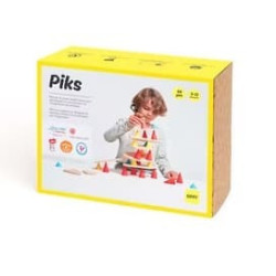 Jouet de construction ducatif en bois - Piks Medium Kit-chezlescanailles