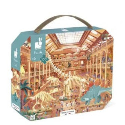 Puzzle Musee Histoire Naturelle 100 pieces-chezlescanailles