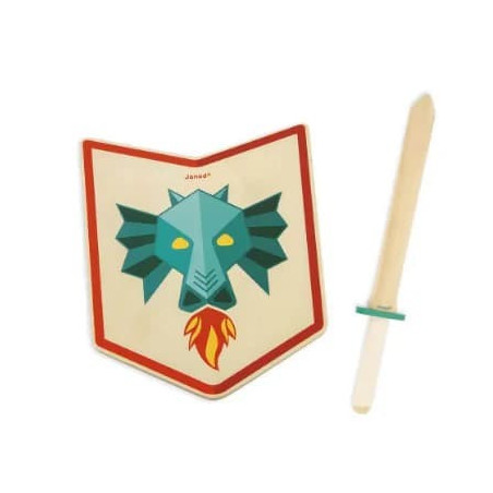 Set Bouclier et Epee du Chevalier Dragon-chezlescanailles