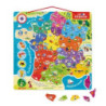 Puzzle Carte France Magnetique 93 pieces-chezlescanailles