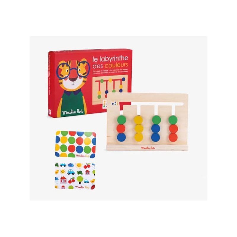 Le labyrinthe des couleurs  - les popipop - chezlescanailles