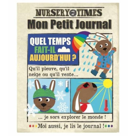 Mon petit journal  - Quel temps fait-il aujourdhui : chezlescanailles