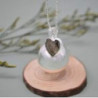 Bola de grossesse Coeur labradorite : chezlescanailles