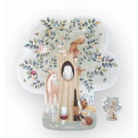 XL puzzle - forest friend : chezlescanailles 