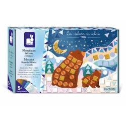 Mosaic belle hiver - 3 tableaux : chezlescanailles