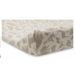 Housse matelas  langer - Animals nougat  50x70 : chezlescanailles