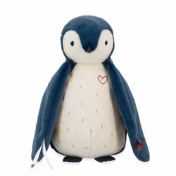 Peluche  bruit blanc - Manchot bleu 