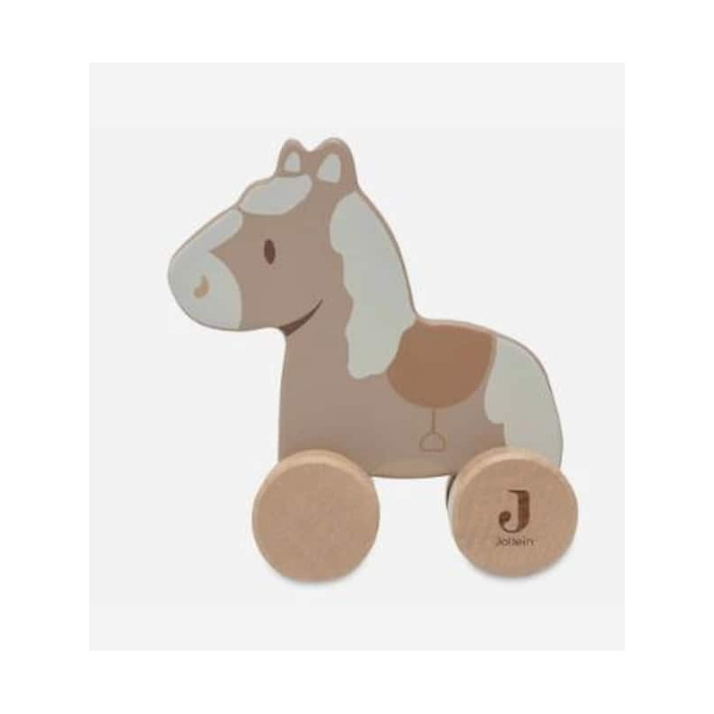 Cheval en bois  roulette : chezlescanailles