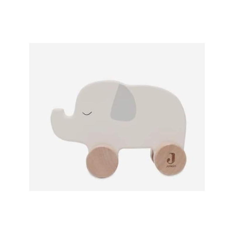 Elephant en bois  roulette : chezlescanailles 