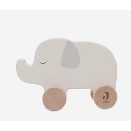 Elephant en bois  roulette : chezlescanailles 