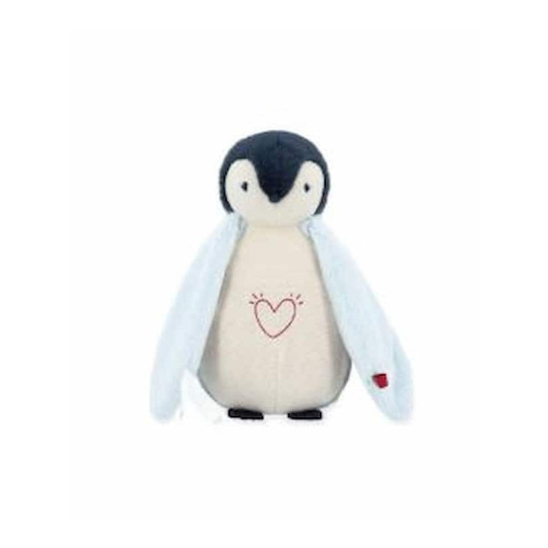Peluche veilleuse manchot - Bleu : chezlescanailles Peluche veilleuse manchot - Bleu : chezlescanailles