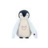 Peluche veilleuse manchot - Bleu : chezlescanailles
