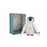 Peluche veilleuse manchot - Bleu : chezlescanailles