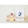 Peluche veilleuse manchot - Rose : chezlescanailles