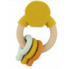 Anneau d activites en silicone et bois  - Mr lion : chezlescanailles