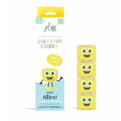 Cube lumineux Jaune - Alex  : chezlescanailles