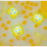 Cube lumineux Jaune - Alex  : chezlescanailles