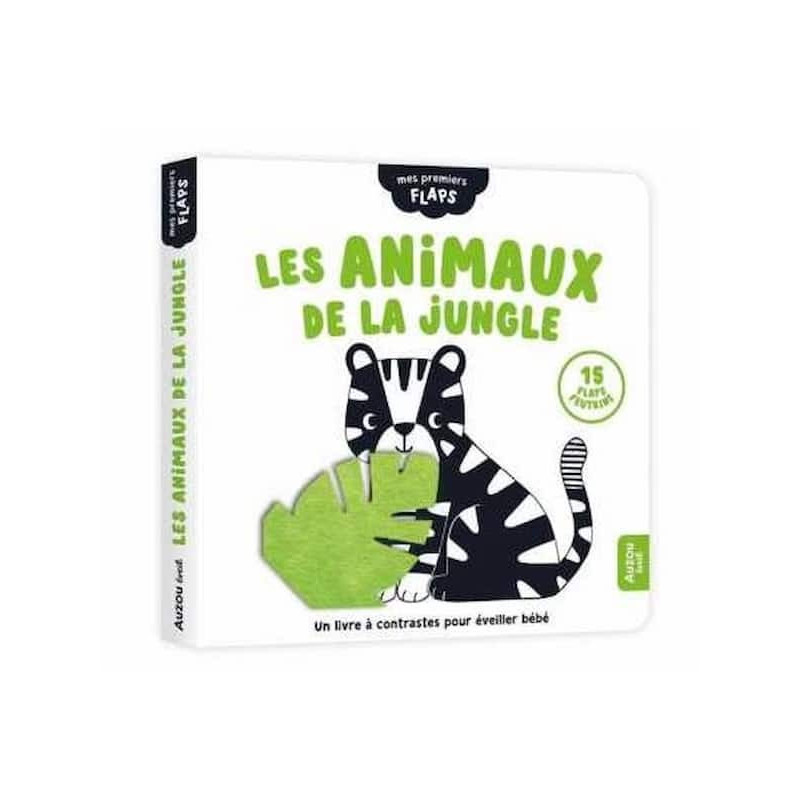 Premier flap les animaux de la jungle : chezlescanailles Premier flap les animaux de la jungle : chezlescanailles