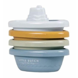 Bateaux de bain  empiler- bleu : chezlescanailles