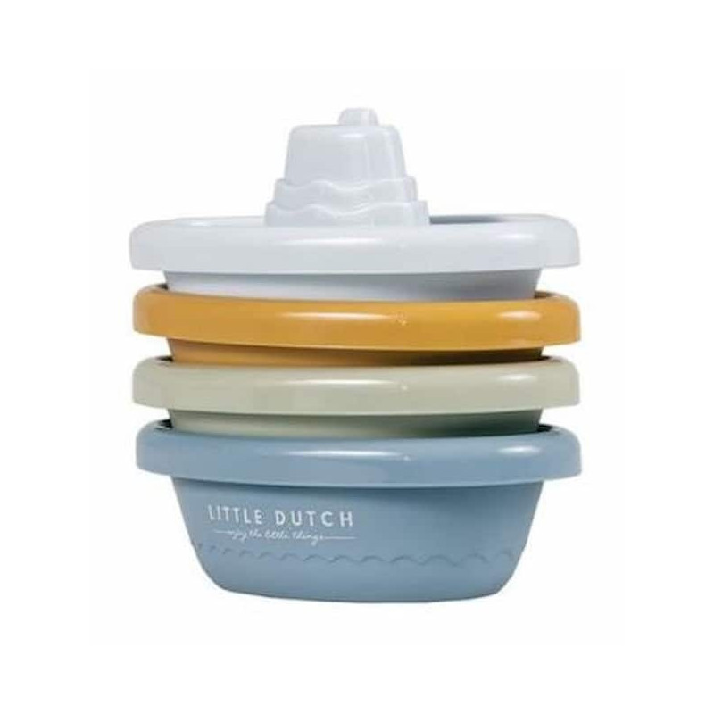 Bateaux de bain  empiler- bleu : chezlescanailles