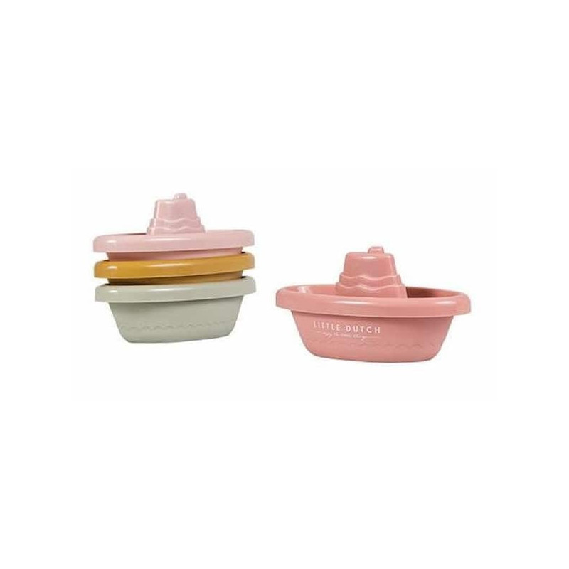 Bateaux de bain empiler - rose : chezlescanailles