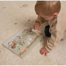 Puzzle sonore en bois fsc - litle farm : chezlescanailles
