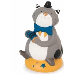 Tirelire Chat Les Moustaches – Moulin Roty - Déco & Éveil : chezlescanailles