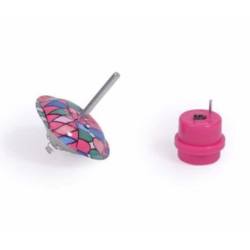 Toupie sautillante - rose - chezlescanailles