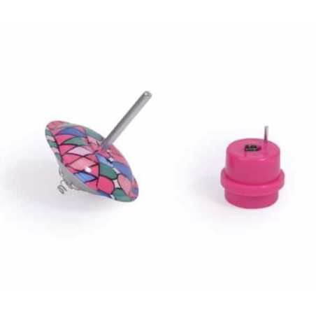 Toupie sautillante - rose - chezlescanailles