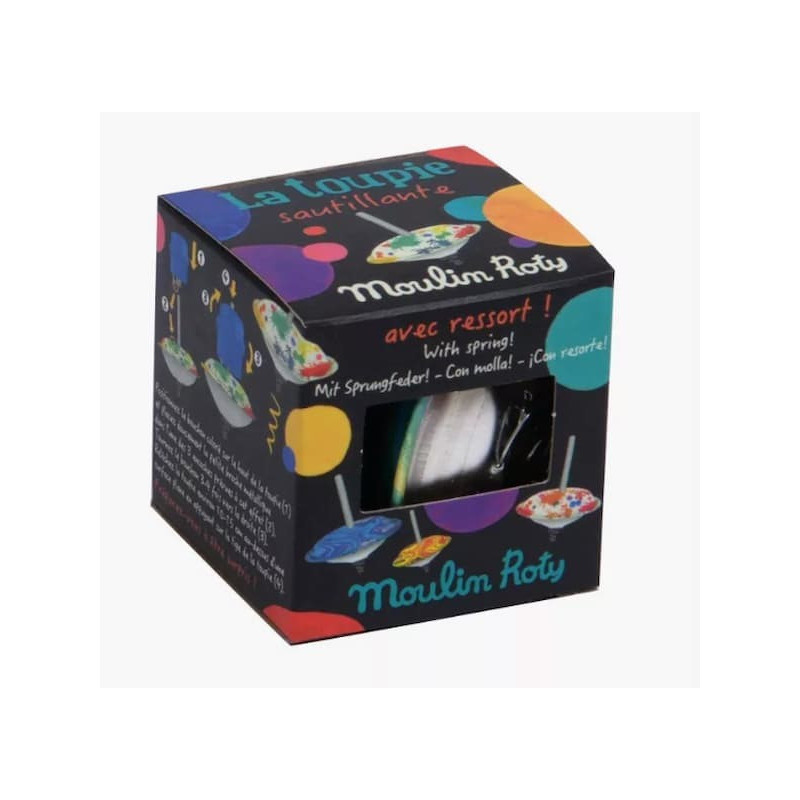 Toupie sautillante - multicolor - chezlescanailles Toupie sautillante - multicolor - chezlescanailles