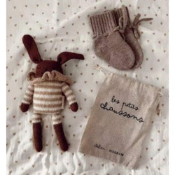 Chaussons mérinos - grey : chezlescanailles