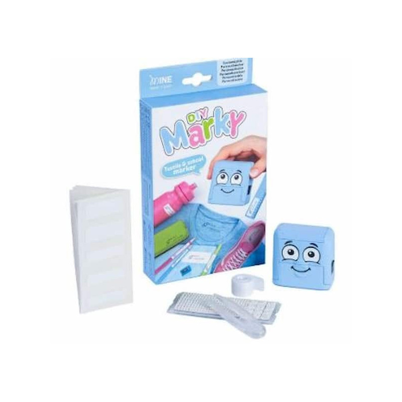 Tampon prénom - Bleu : chezlescanailles Tampon prénom - Bleu : chezlescanailles