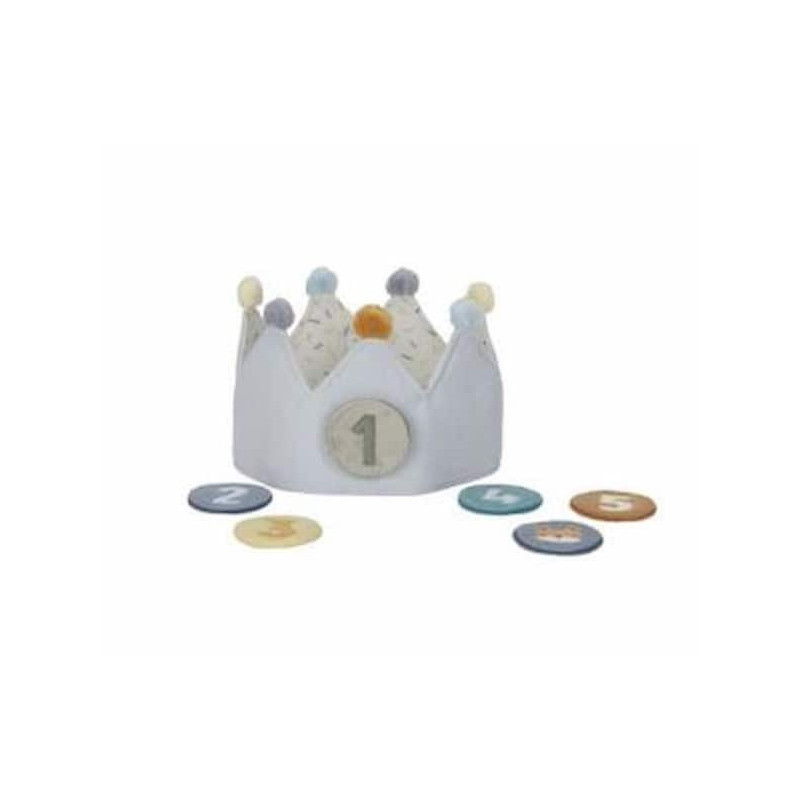 Couronne d\'anniversaire chiffres - Bleu : chezlescanailles