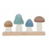 Puzzle champignons  empiler - Forest friends : chezlescanailles