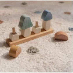 Puzzle champignons  empiler - Forest friends : chezlescanailles