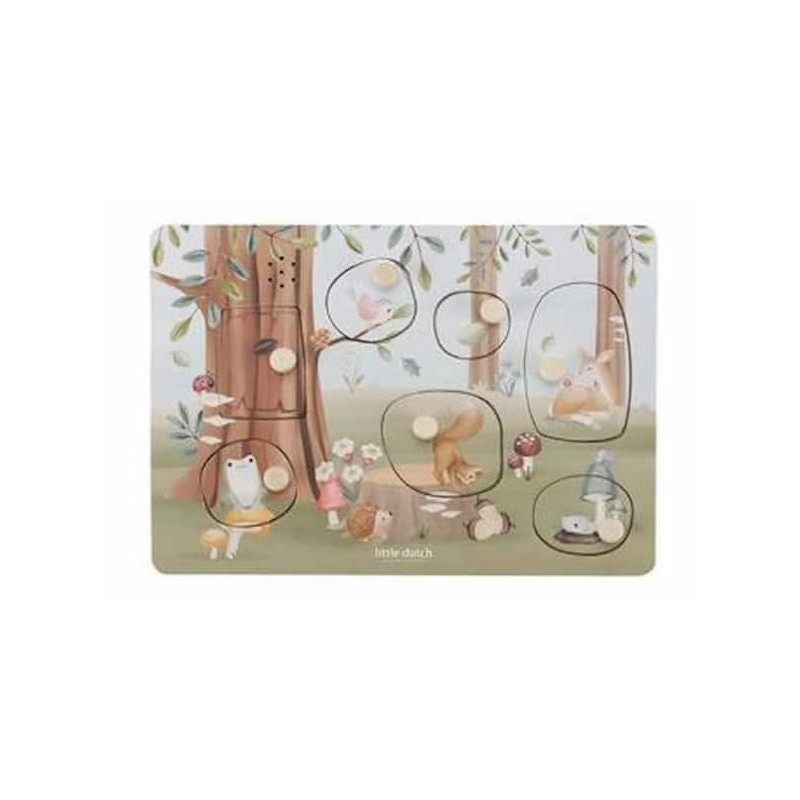 Puzzle sonore en bois - Forest Friends : chezlescanailles Puzzle sonore en bois - Forest Friends : chezlescanailles