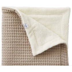 Maxi couverture coton gaufre latte : chezlescanailles