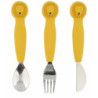 Couverts en silicone trio - Mr Lion : chezlescanailles