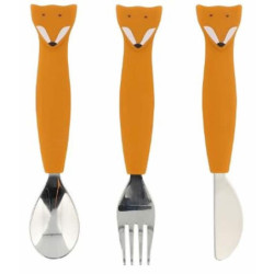 Couverts en silicone trio - Mr Renard : chezlescanailles