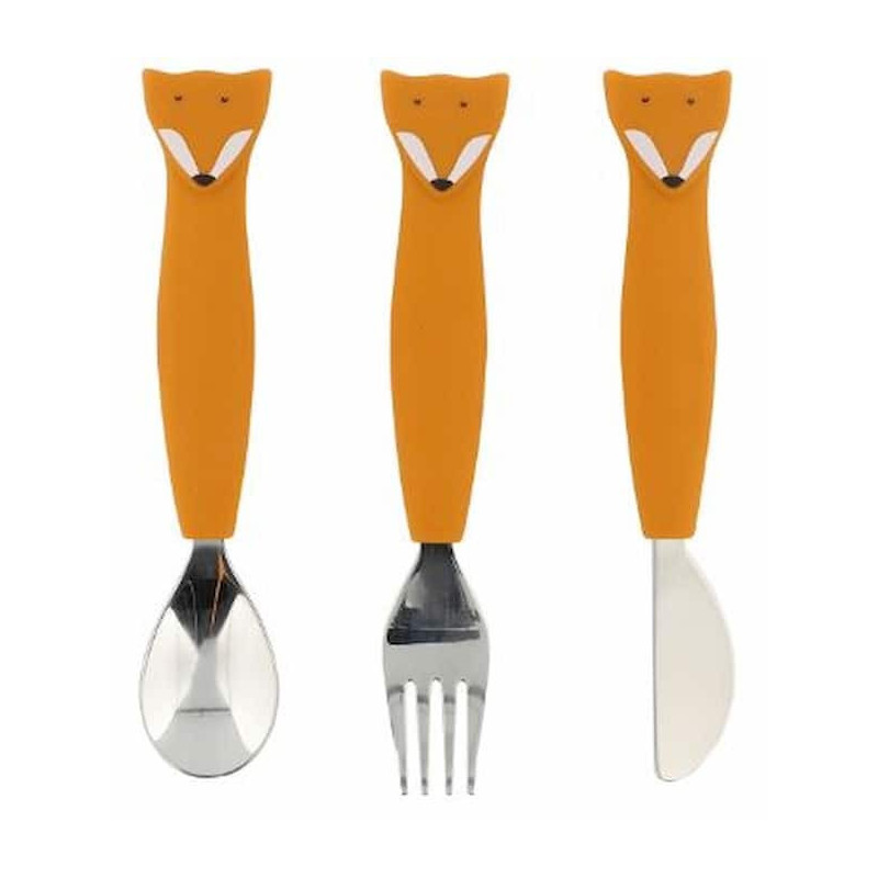 Couverts en silicone trio - Mr Renard : chezlescanailles