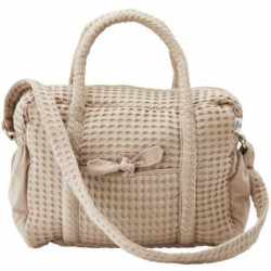 Sac a langer coton gaufre latte : chezlescanailles