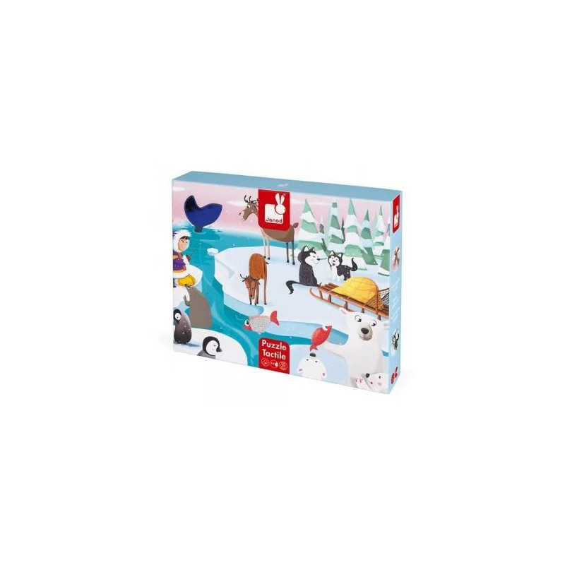 Puzzle tactile - sur la banquise : chezlescanailles