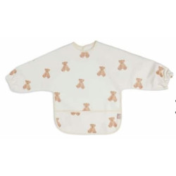 Bavoir a manches impermeable - Teddy Bear : chezlescanailles
