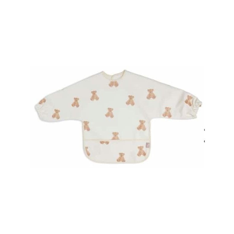 Bavoir a manches impermeable - Teddy Bear : chezlescanailles